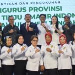 Pelantikan Pengprov Pertina Sulteng