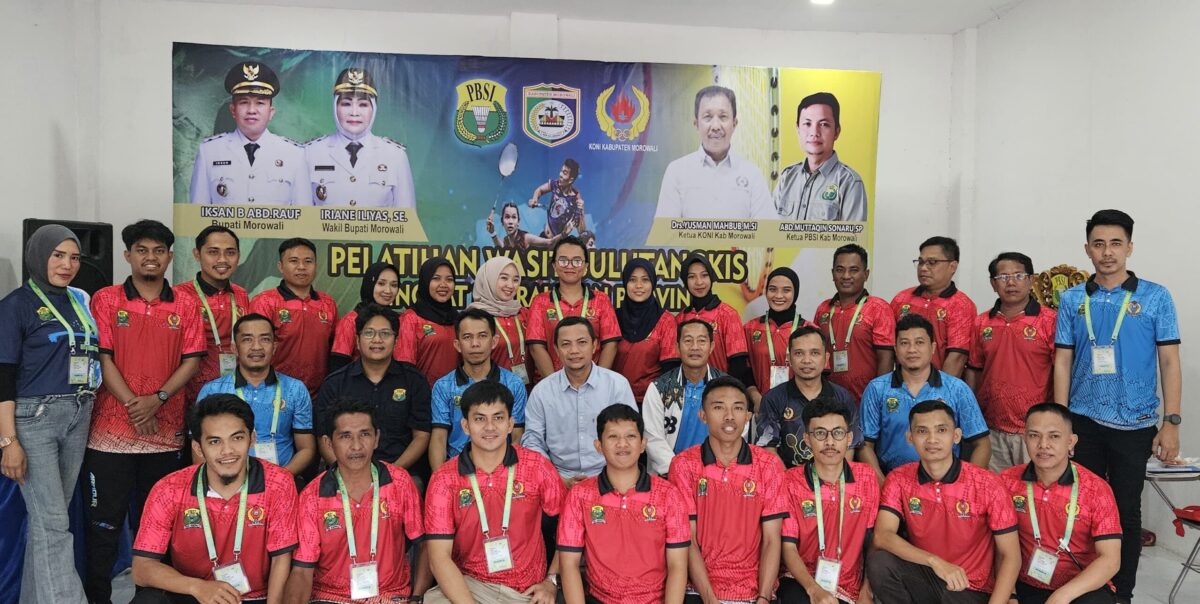 Pelatihan wasit bulutangkis daerah morowali (1)
