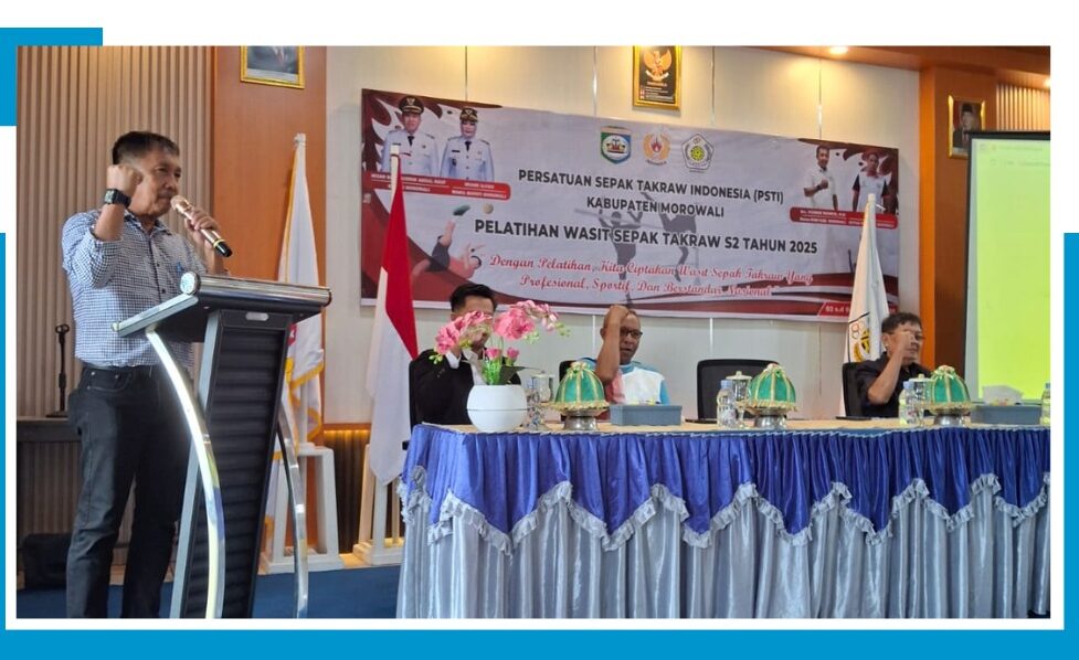 pelatihan Wasit Sepak Takraw KONI Morowali